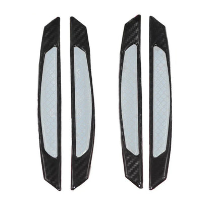 Reflective Carbon Fiber Door Edge Guard Bump Protector for Universal Cars