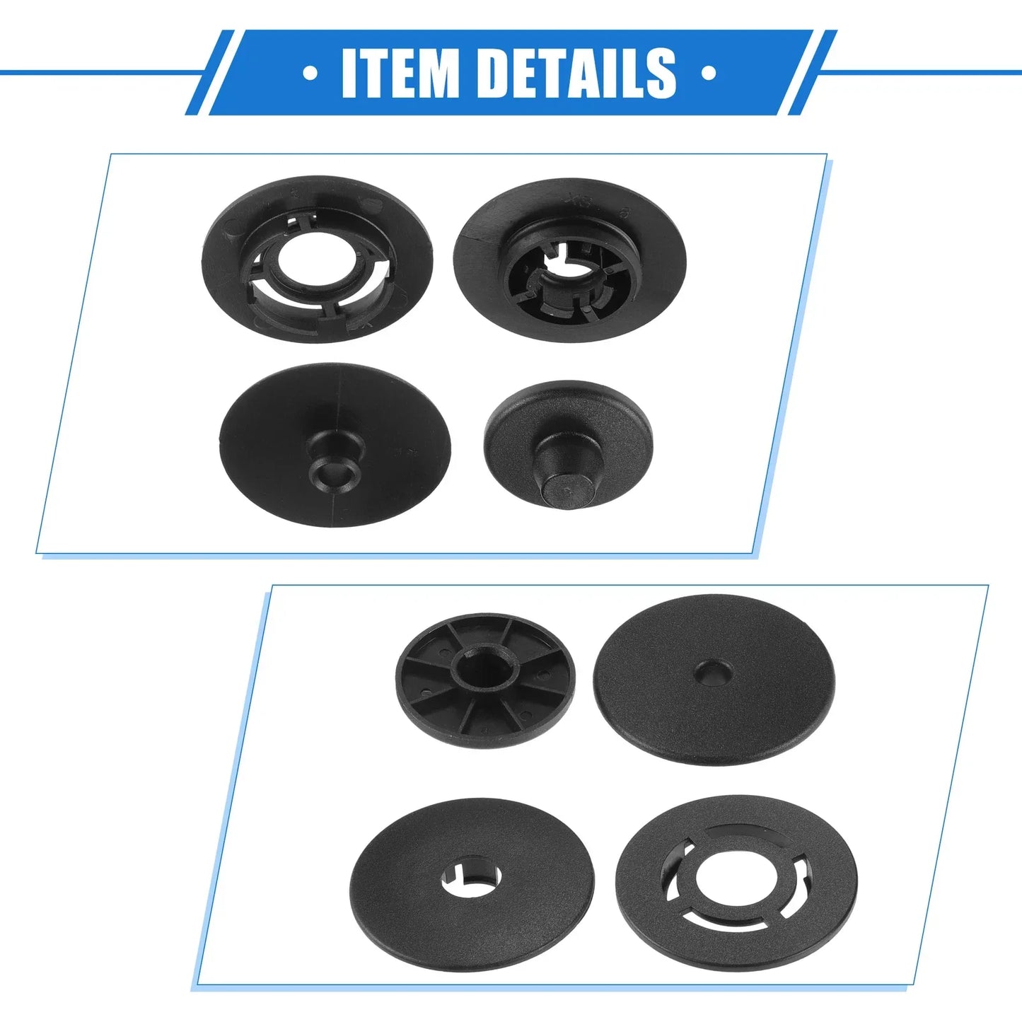 Kits Car Holder Retainer for Volkswagen Audi - Plastic Black