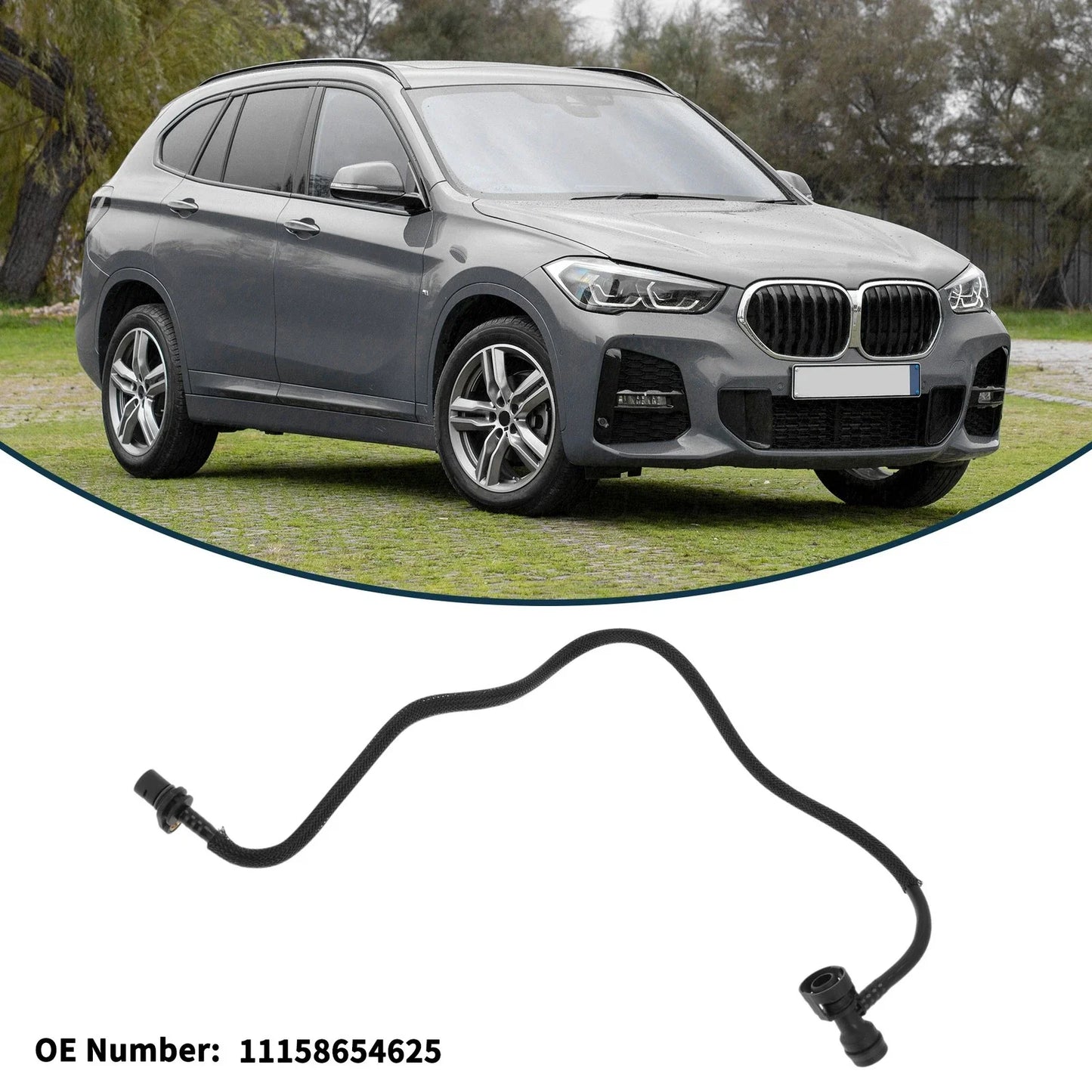 Radiator Hose for BMW X1 xDrive25Le F49 1.5T Rubber Coolant Pipe
