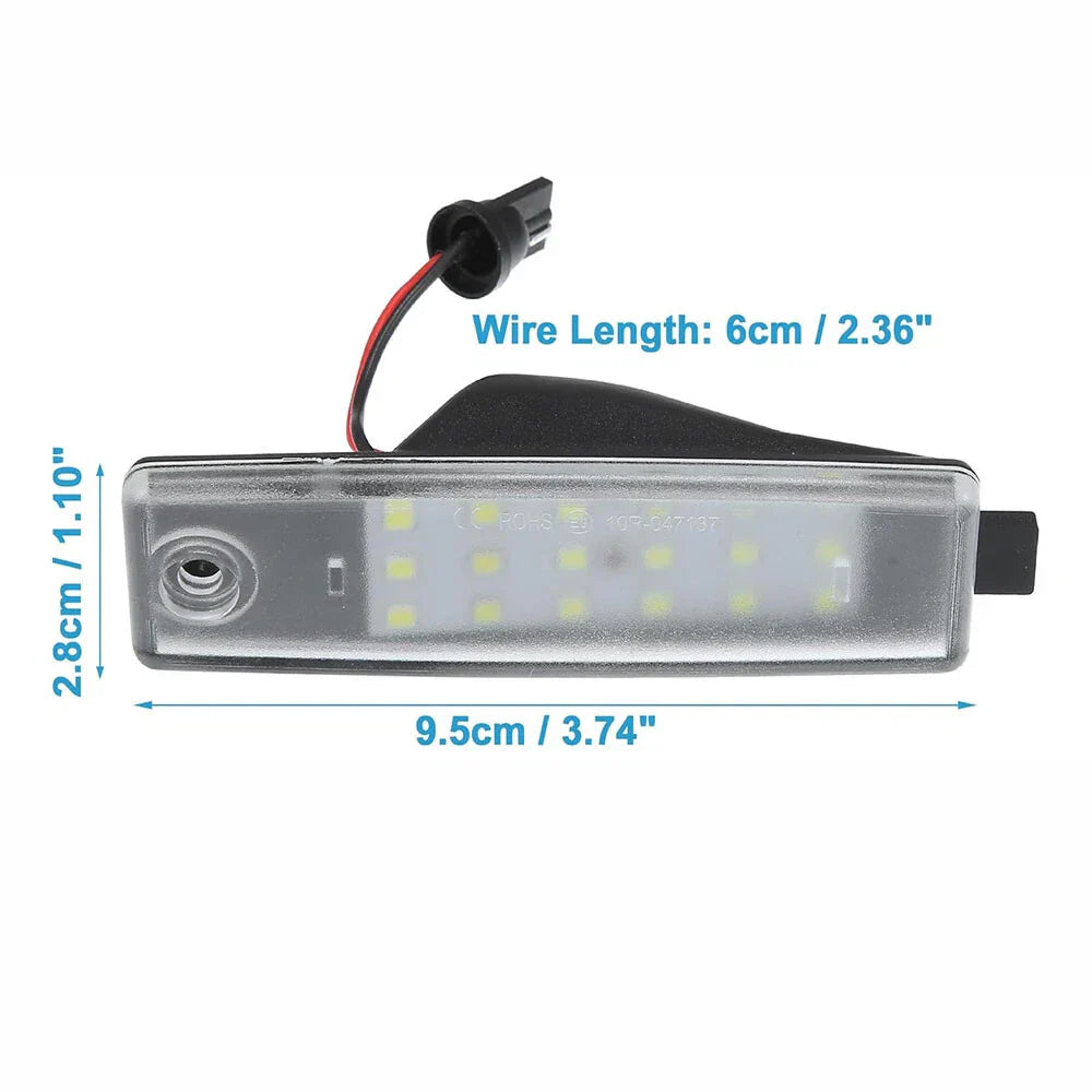 LED License Plate Lights for Toyota Highlander, Lexus RX300, Scion xB