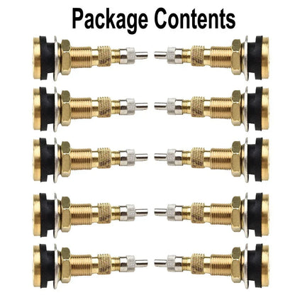 10pcs / Tractor / Air Tubeless Tire Valve Stems Wheel Rim for TR618A