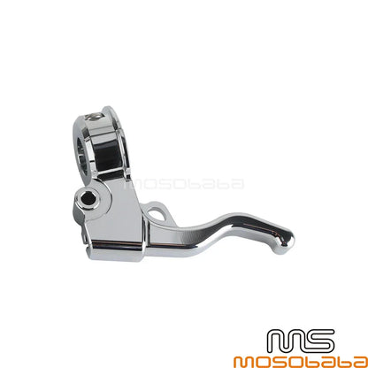 Chrome Easier Pull Clutch & Brake Levers for Harley Dyna Fat Bob (2008-2017)