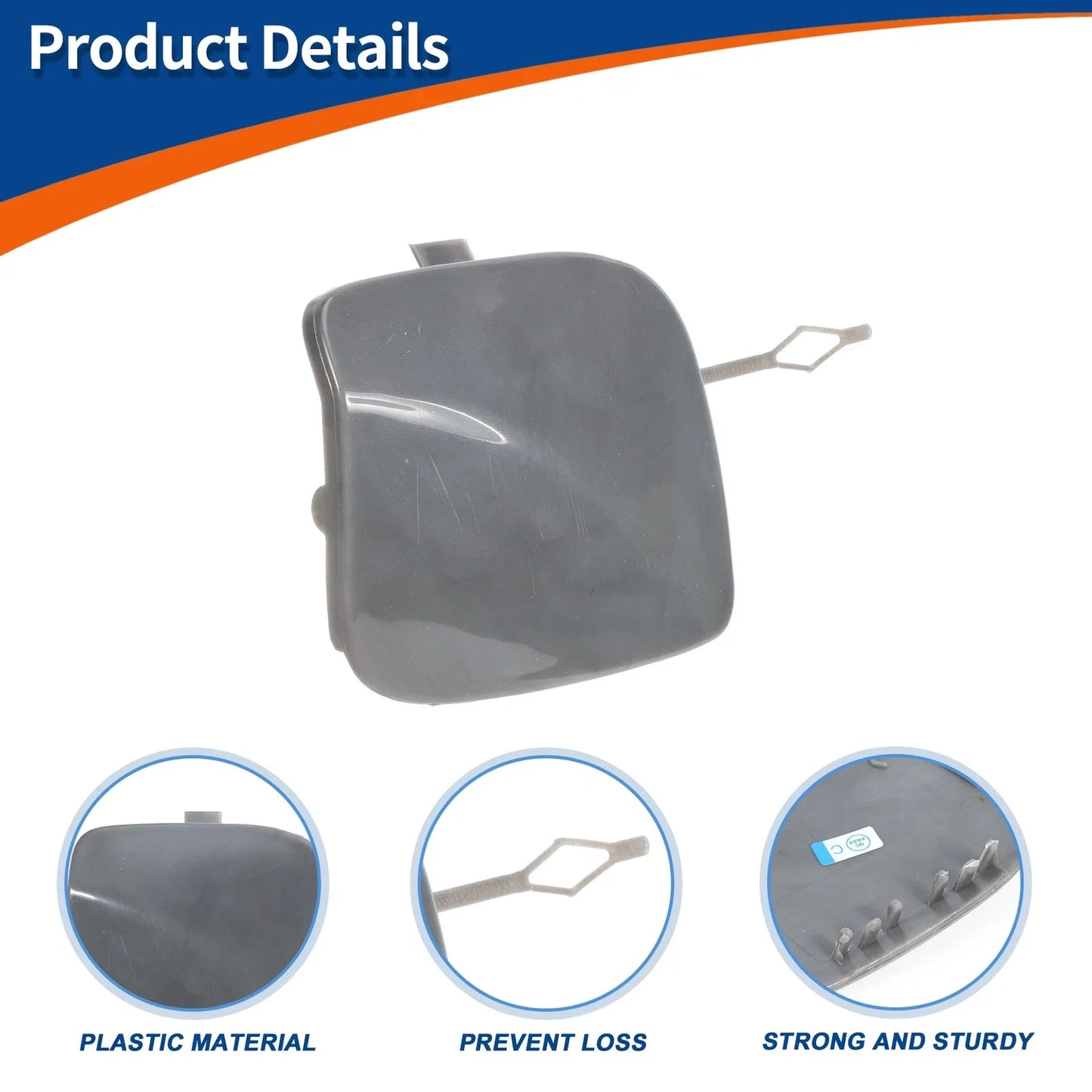 Front Tow Hook Cover for BMW 1 Series F20 Unpainted