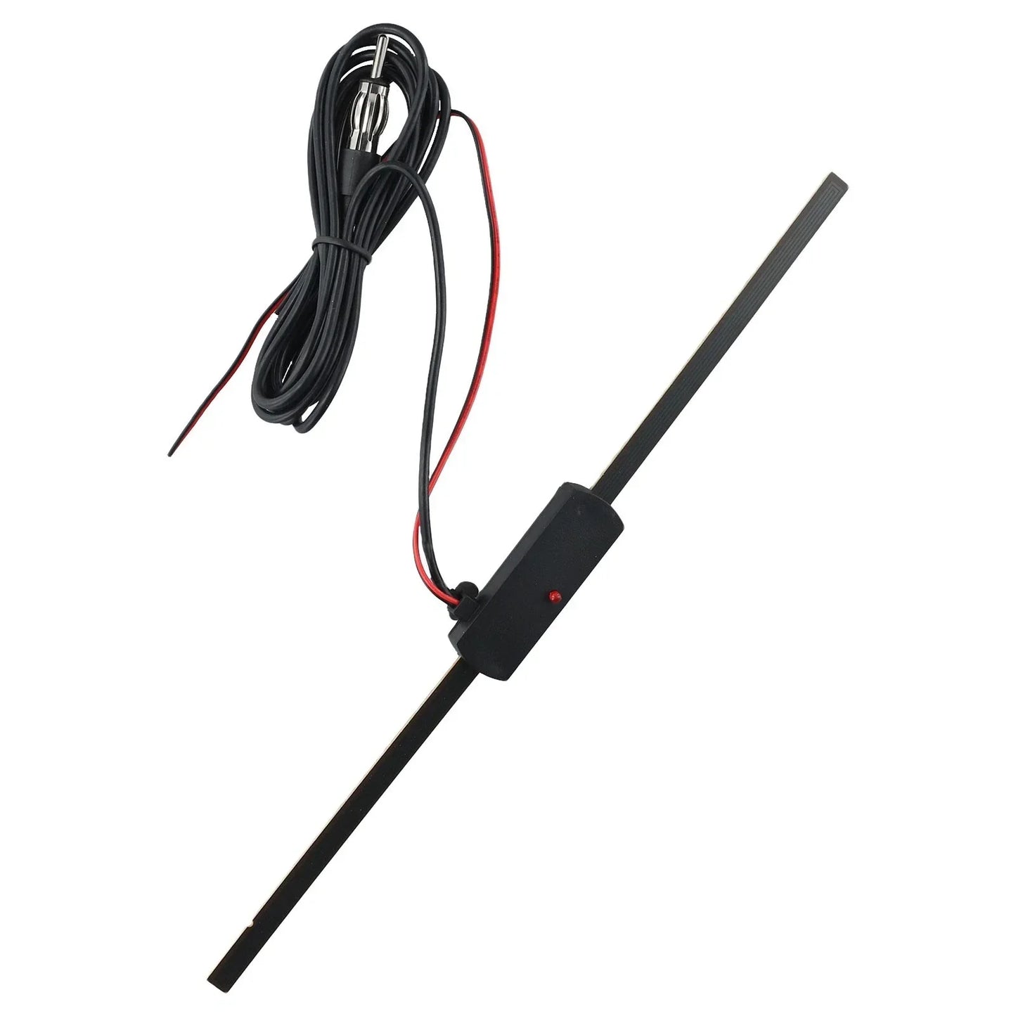 Inline Car Stereo FM/AM Antenna Signal Booster Amplifier