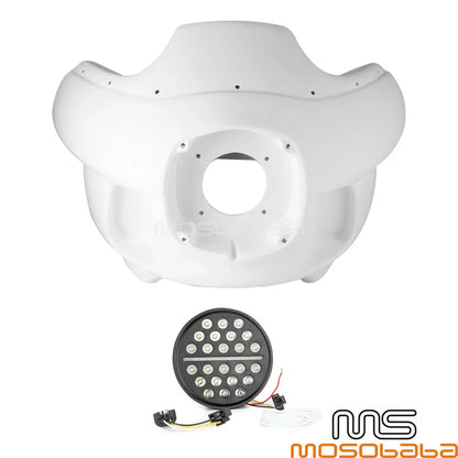 7" LED Headlight & Upper Fairing for Harley Softail FXLRST FXBRS FXST (2018-2023)