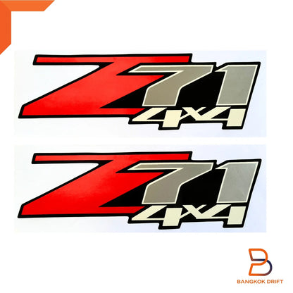 Z71 4x4 Side Fender Body Rear Sticker Decals for Holden Colorado (04-11)