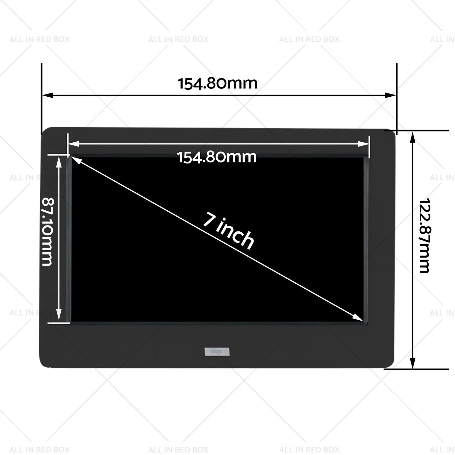 7" LED Digital Day Clock Calendar for Wall - Dementia Date Week Month Year