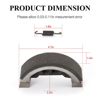 2 x Brake shoes w/ Gasket Kit for John Deere 750 770 790