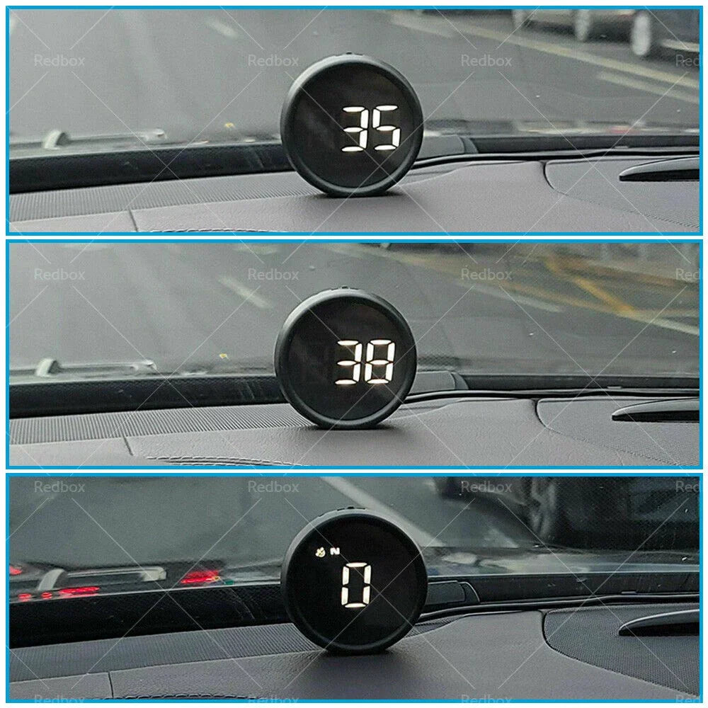 Digital Speedometer GPS Head-Up Display for Car - MPH/KM Overspeed Alarm