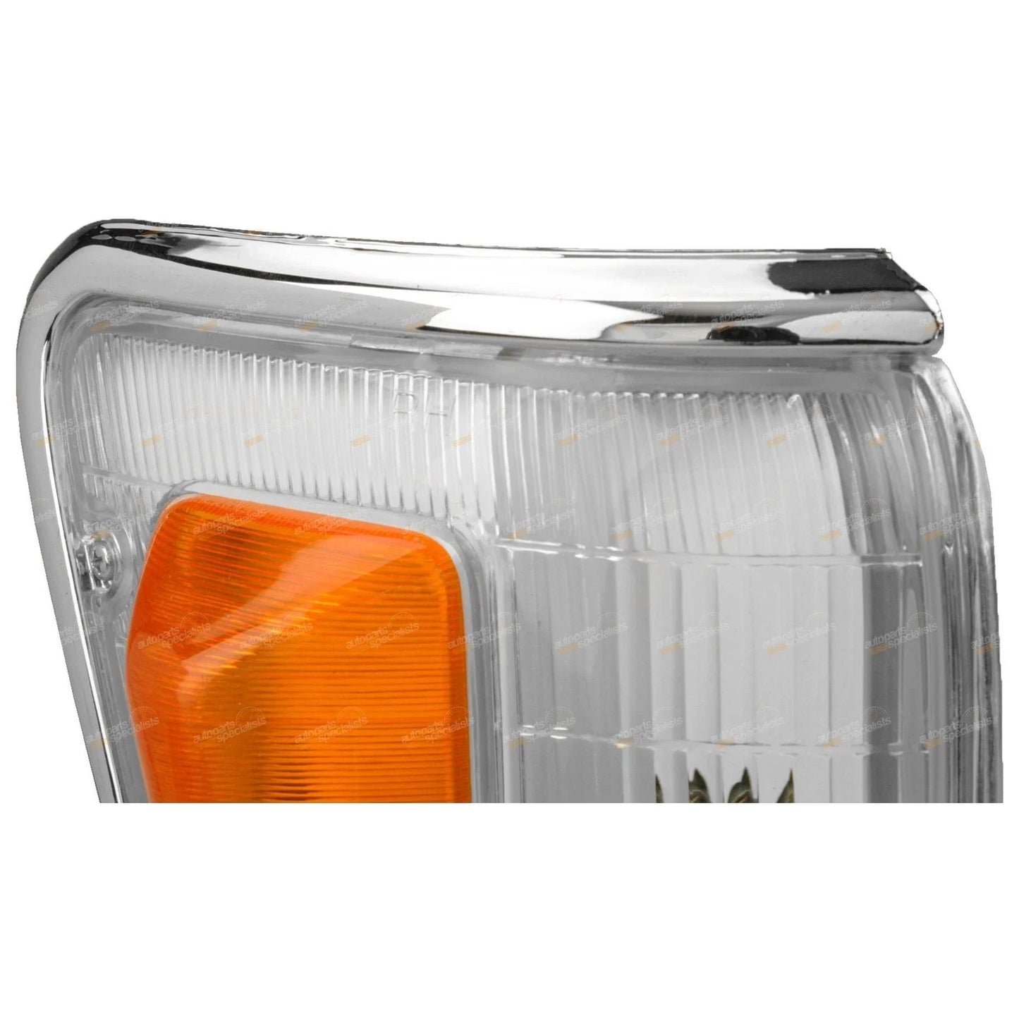 2 x Chrome Trim Corner Indicator Lights for Toyota Hilux 4WD (1988–1991)