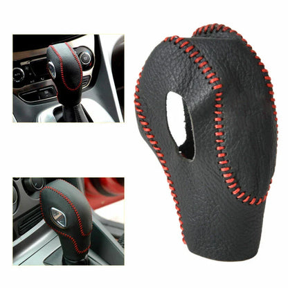 Leather Gear Shift Knob Cover Protector for Ford Escape (2013–2015)