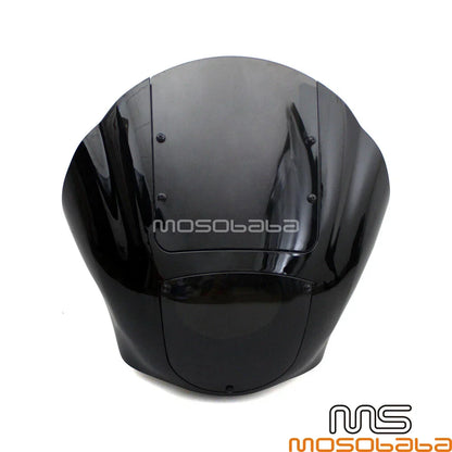 Headlight Fairing Windshield w/ 42-50mm Mount Clamp for Harley XL