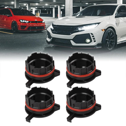 4 x H7 LED Headlight Adapter Base Retainer Holder for BMW E39 / Mercedes Benz