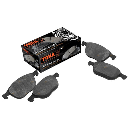 Front Disc Rotors + Tora Brake Pads Set for Mazda 3 (2004-2011)