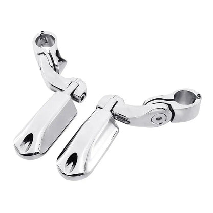 32mm 1.25in Chrome Foot Pegs for Harley