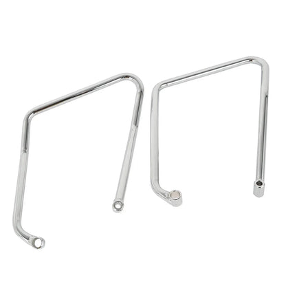 Chrome Saddlebag Support Brackets for Harley Sportster XL 883 1200 (2004-2016)
