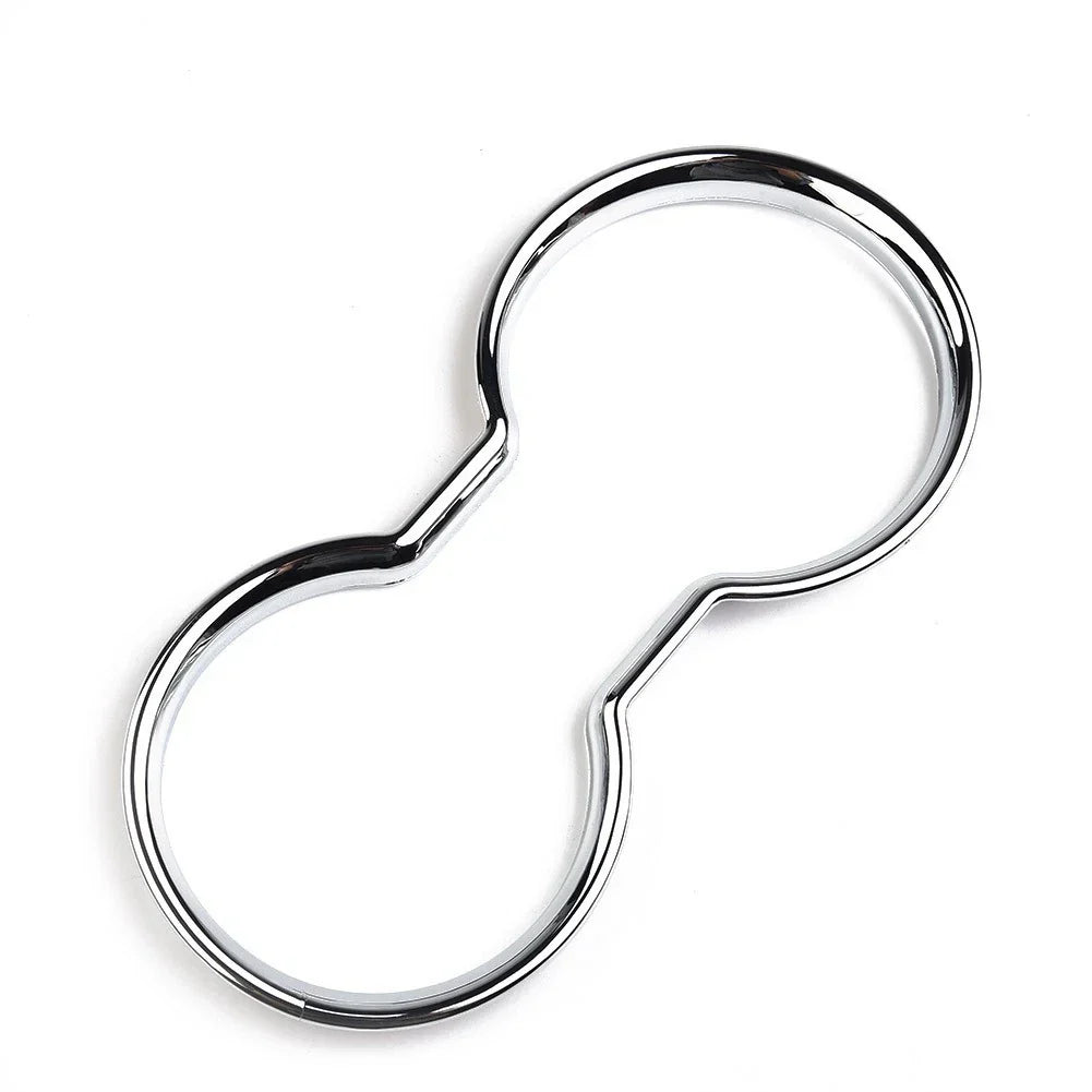 Replacement Cup Holder Trim Silver Water ABS Center Chrome Cover (2011–2018)