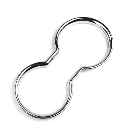 Replacement Cup Holder Trim Silver Water ABS Center Chrome Cover (2011–2018)