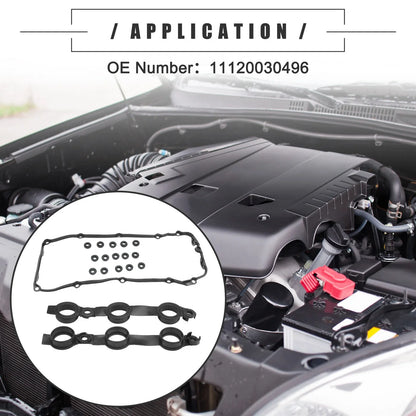 Valve Cover Gasket & Grommet Seal Rubber for BMW X3 (2004 - 2006)