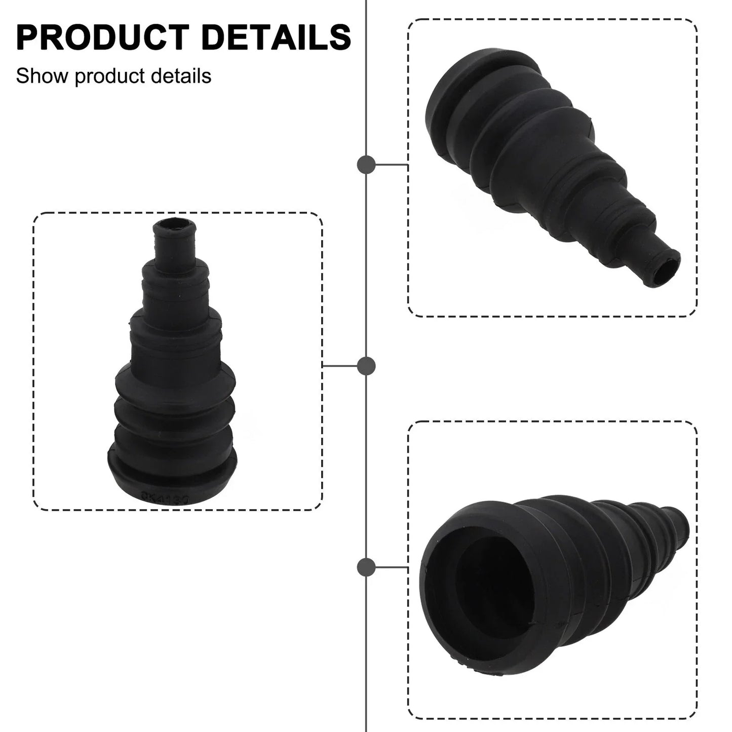 Boot Firewall Grommet Set 3 x Wire Bundle for 1 3/8 Lines