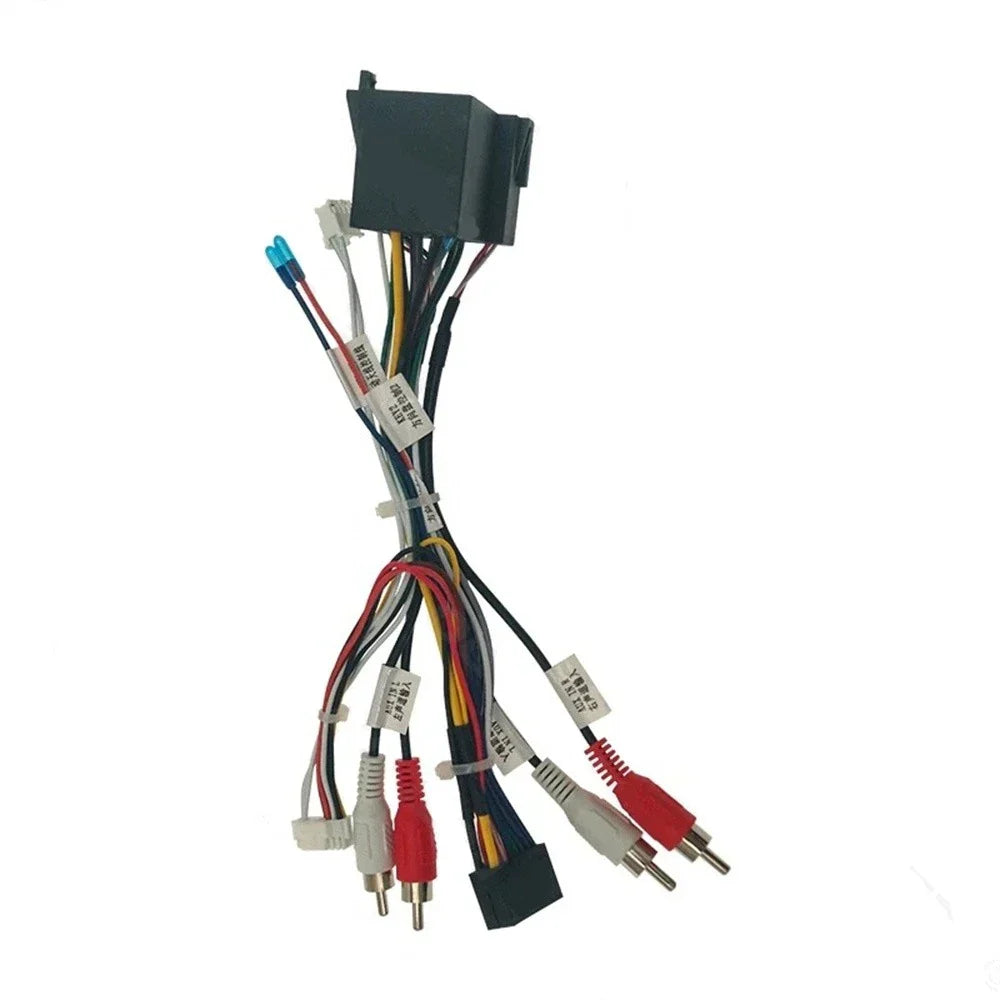 16PIN Stereo Plug Wiring Harness with Canbus Box for Fiat Doblo 500L Bravo