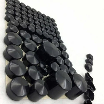 Black ABS Bolt Caps for Harley Softail Twin Cam (1984-2006)
