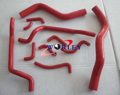 BLK Silicone Radiator & Heater Hose for Mitsubishi Eclipse Spyder GST/GSX (1995-1999)