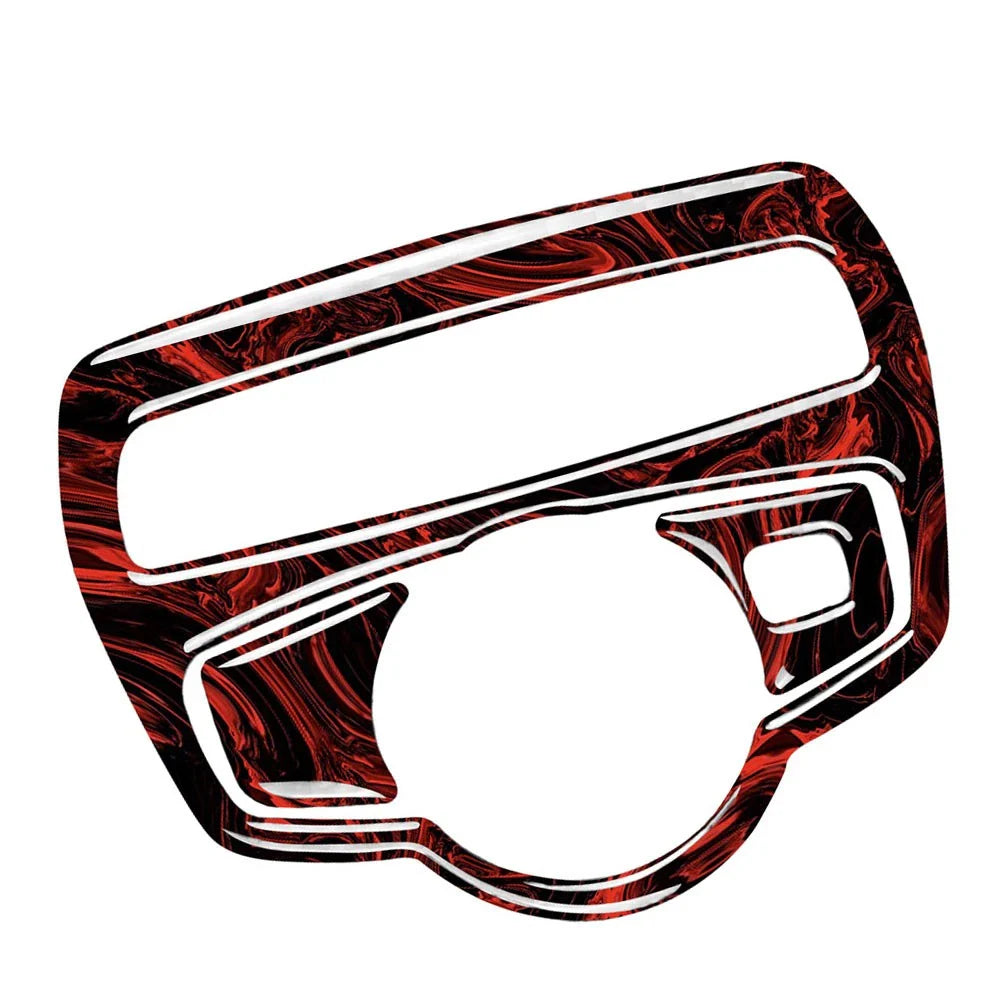 Fire Red Headlight Switch Cover Set for Mercedes-Benz GLC C-Class (2015-2020)