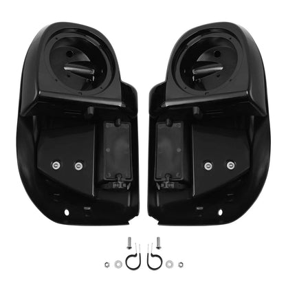 Lower Vented Fairing 6.5in Speaker Box Pod for Harley Touring (2014-2023)