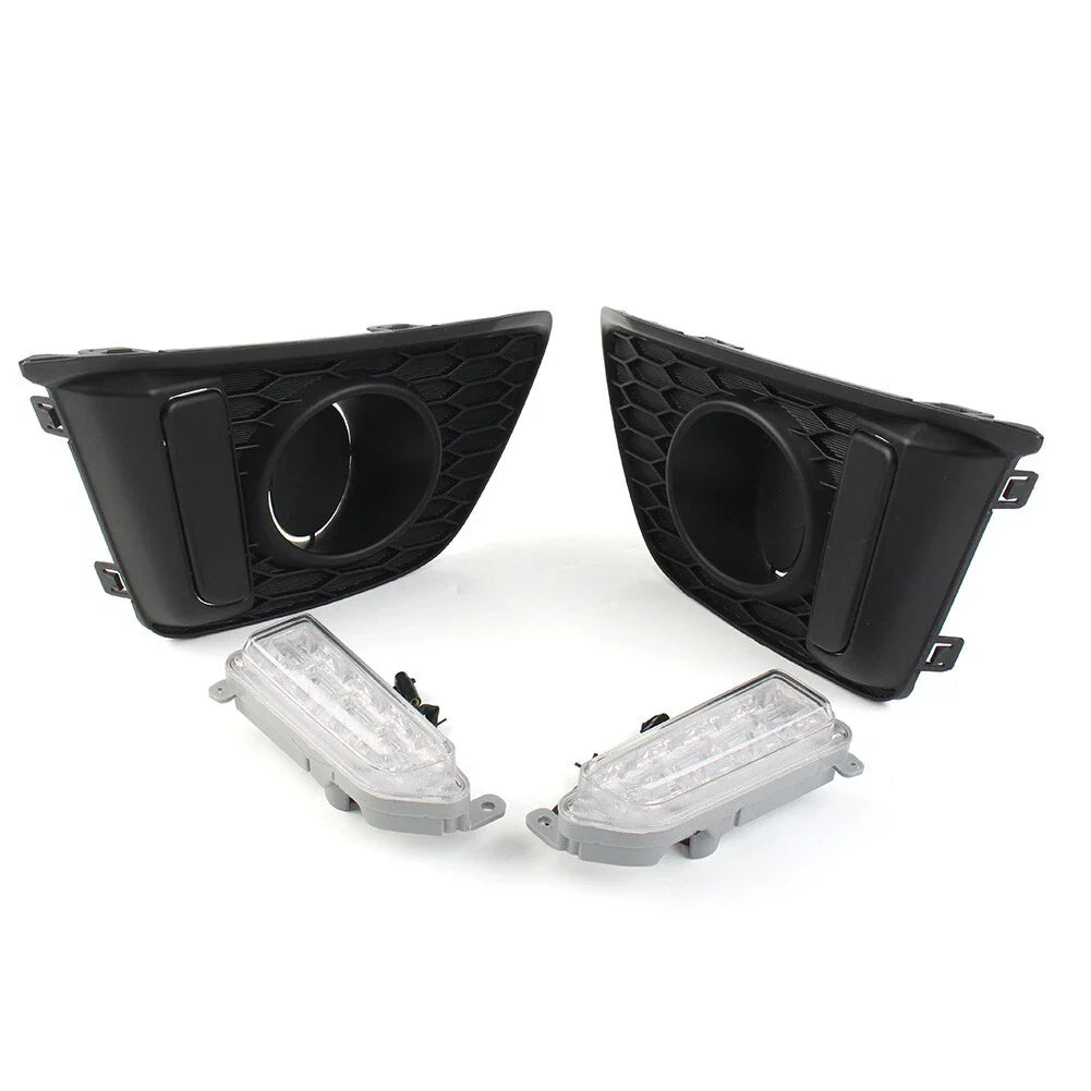 LED Daytime Running Lights Fog Lamp Assembly for Honda Fit Jazz (2014-2017)
