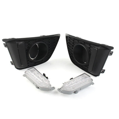 LED Daytime Running Lights Fog Lamp Assembly for Honda Fit Jazz (2014-2017)