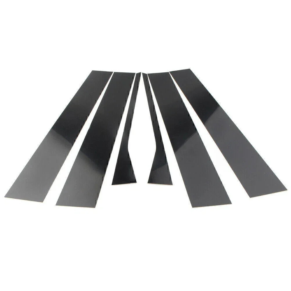 6 x Door Trim Covers for VW Jetta Sedan (2006-2010) Glossy Black