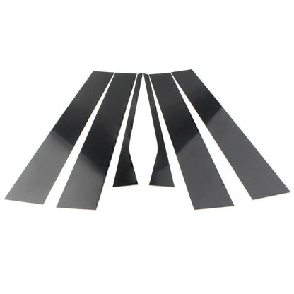 6 x Door Trim Covers for VW Jetta Sedan (2006-2010) Glossy Black
