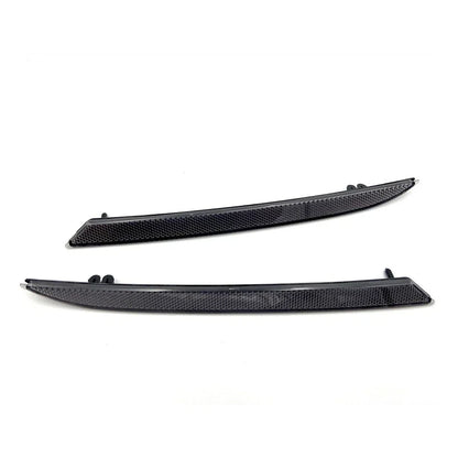 Black Smoked Rear Bumper Reflectors for Ford Mustang