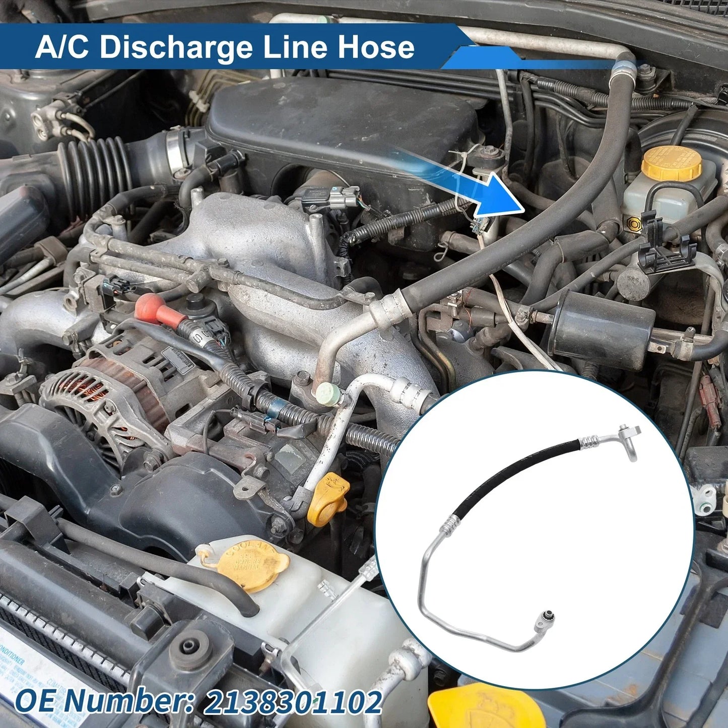 A/C Refrigerant Liquid Hose for Mercedes-Benz E300 (2016-2023)