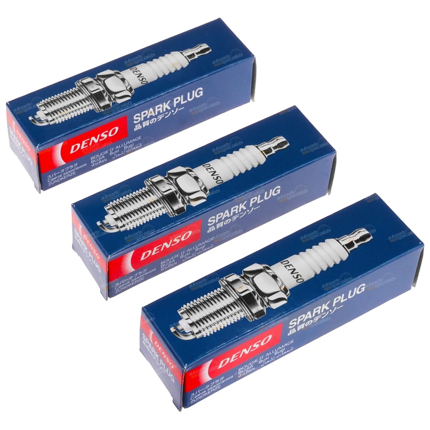 3 x  Nickel Spark Plugs for Suzuki Mighty Boy (1985-1988)