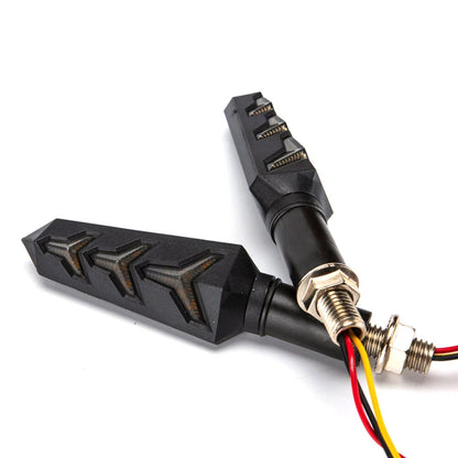 Amber LED Turn Signal Blinker Lights for Motorcycle