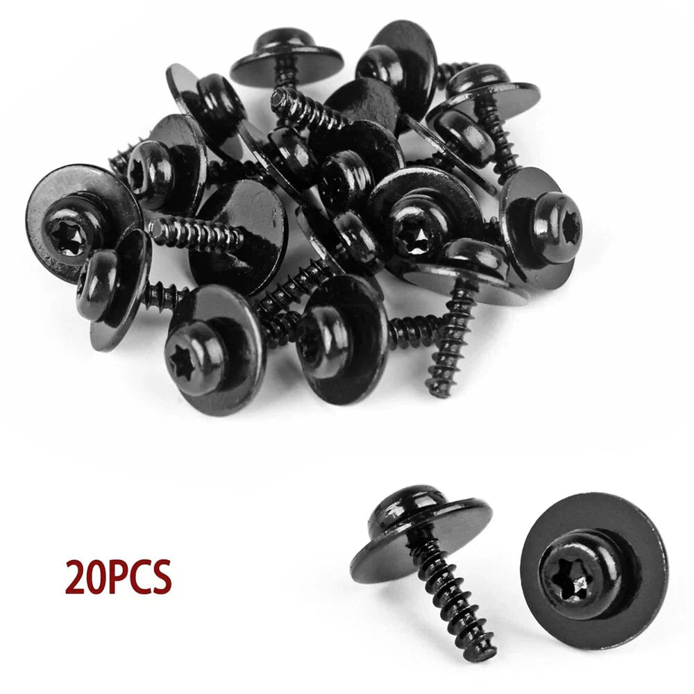 50 x Engine Splash Shield Screws Bolts U-nuts for Ford F-150, Mondeo, Fiesta, Escape