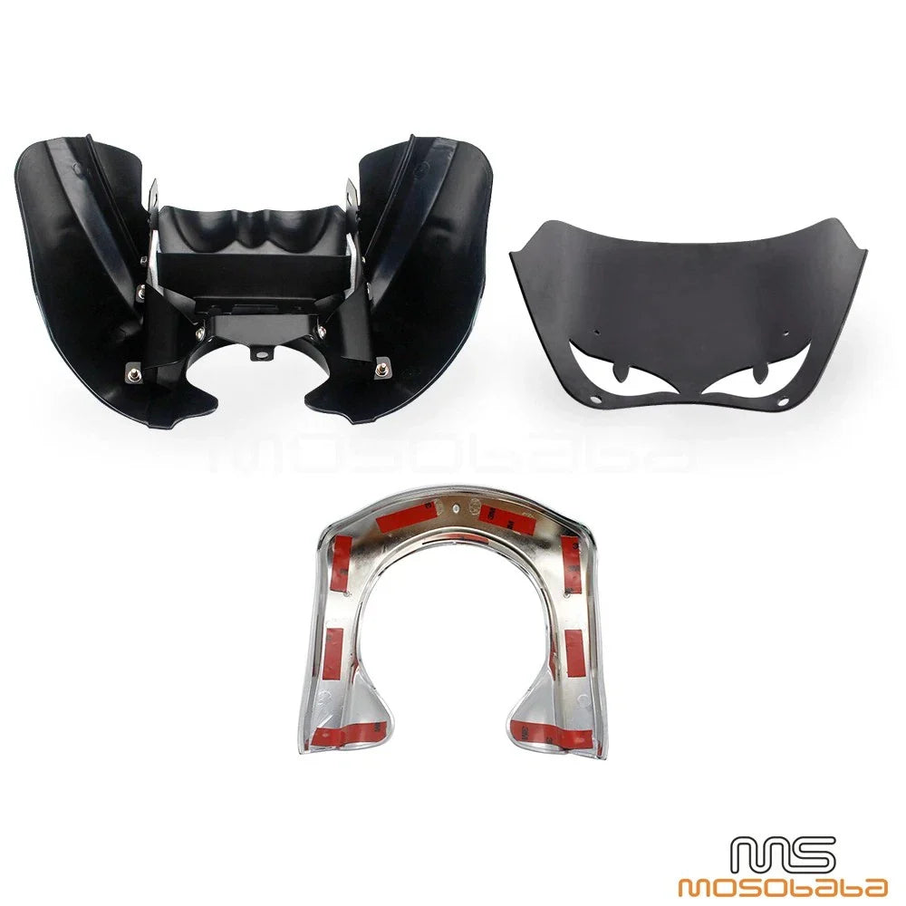 Front Headlight Fairing Set for Harley Dyna FXD FXDB FXDL FXDF FXDWG (2006-2017)