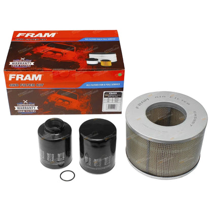 Air Oil Fuel Filter Service Kit for Landcruiser HZJ105 1HZ Diesel 4.2