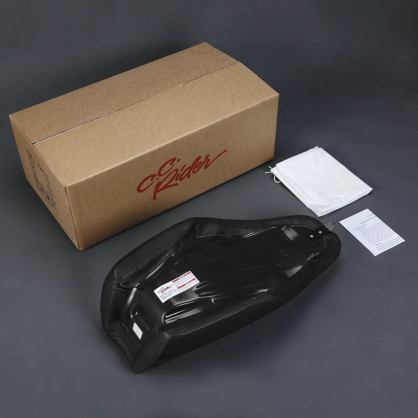 Black Driver & Passenger Seat for Harley Street 500 750 (2015-2020)