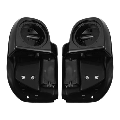 Lower Vented Fairing 6.5in Speaker Box Pod for Harley Touring (2014-2023)