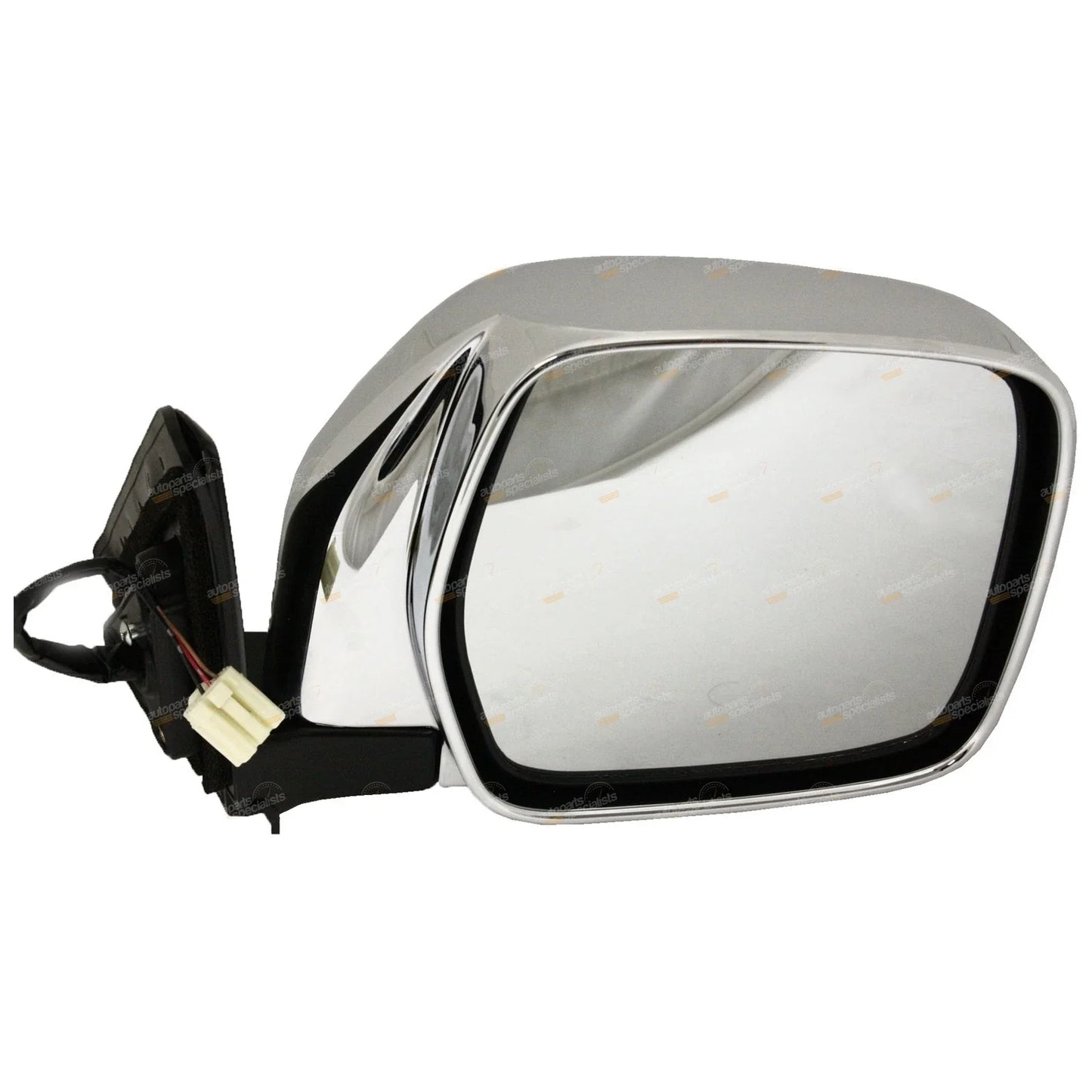 RH Chrome Electric Door Mirror for Toyota Landcruiser Prado (1996–2002)