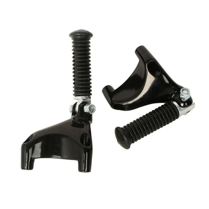 Black Rear Passenger Footpeg Mount Clamp for Harley Sportster 883 1200 (04-13)