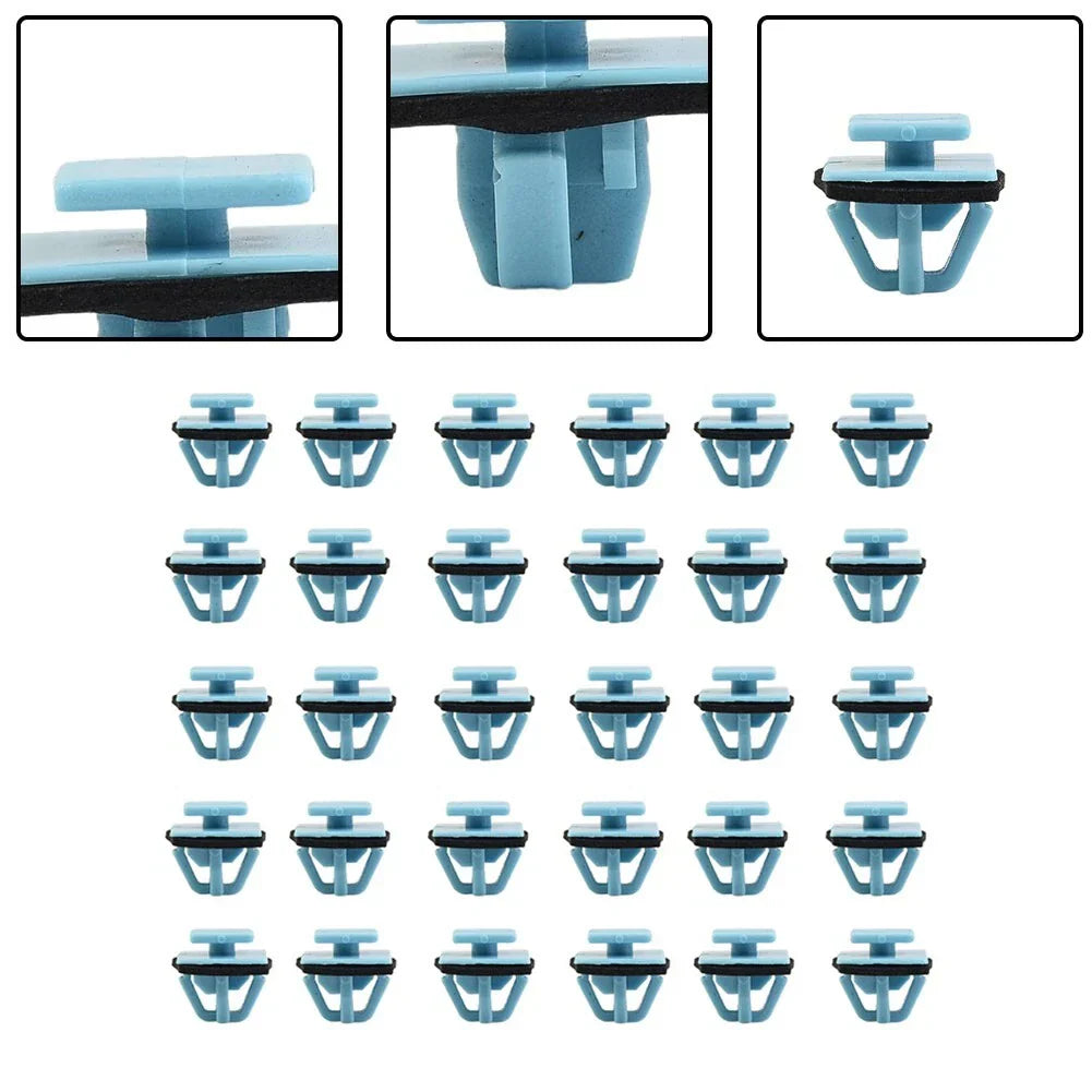 30pcs Molding-Clips for Kia-Hyundai Fender Flare Rocker Door & Moulding