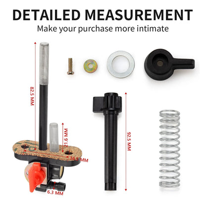 Fuel Pump Valve Petcock Lever Knob 2x4 4x4 for Polaris Magnum (1995–1996)