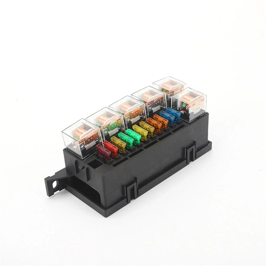 11x Fuse + 6x 5Pin Relay Fuse Box Kit for Car SUV - AU Ship