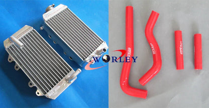 Aluminum Radiator + Black Silicone Hoses for Honda CRF150R (2007-2024)
