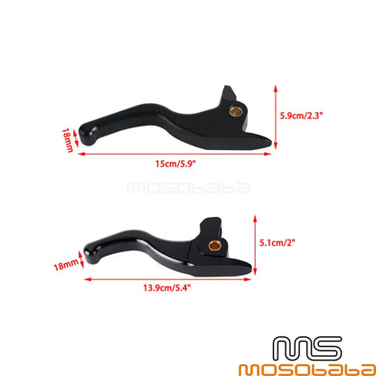 Adjustable Brake & Clutch Levers Set for Harley Softail Slim S FLSS (2017)