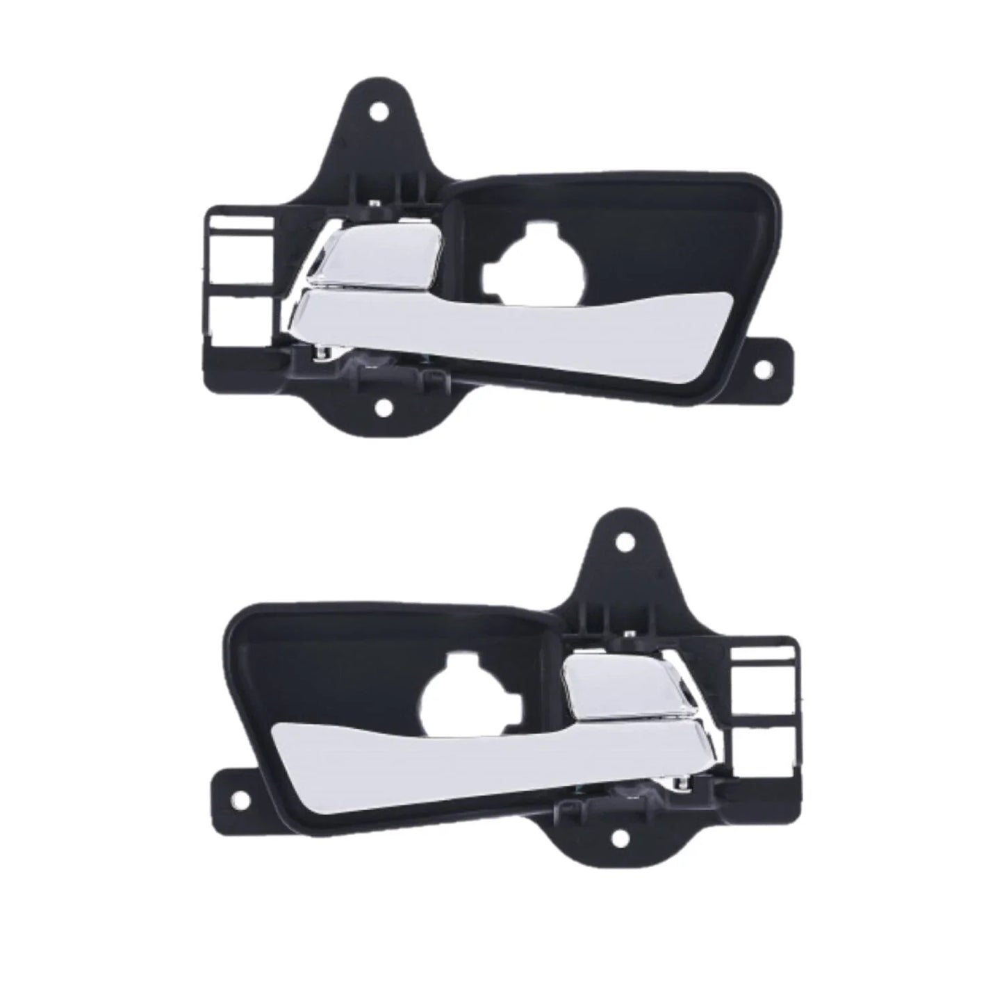 2 x Rear Left & Right SET Chrome Inner Door Handle for HYUNDAI i30 (2007–2012)